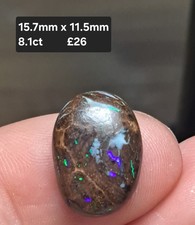 Australian boulder opal - opal, oval