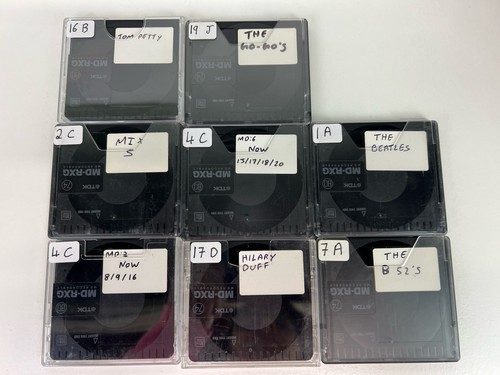 Tdk rxg minidiscs 4 - 8,