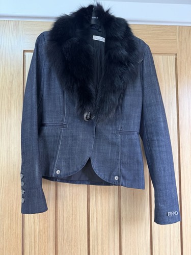 Pinko denim jacket - 42, uk