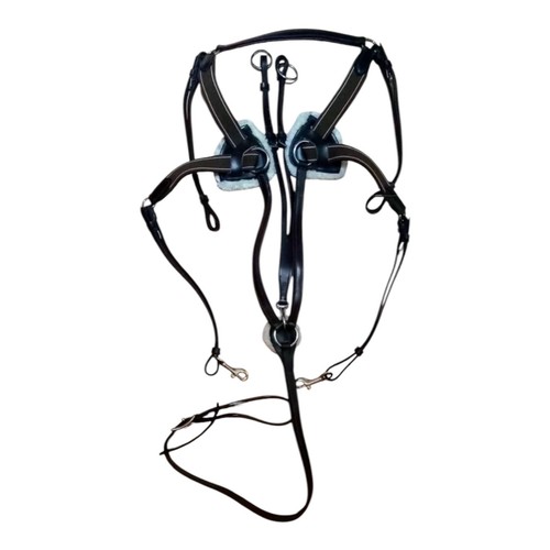 Point leather breastplate - point,