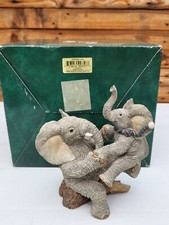 Tuskers elephant collectable ornaments. Alfred and Lucy. Large size.