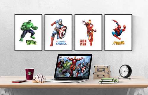 Marvel avengers superhero set - avengers,