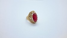 Russian 14K Rose Gold Ruby