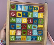 Wooden Alphabet Abacus