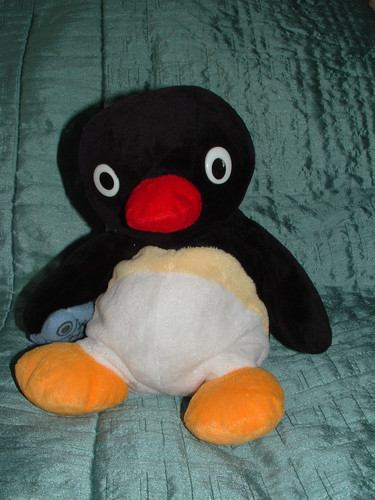 Vintage pingu plush - plush, beanie