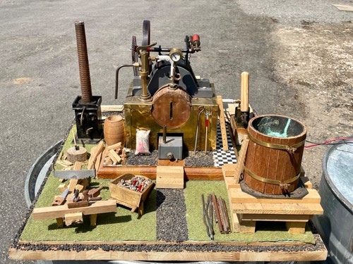 Live steam stationary engine - stationary,