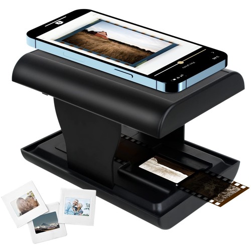 Mobile 35mm film scanner slide - film,