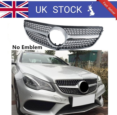 Front grille chrome black - grille,