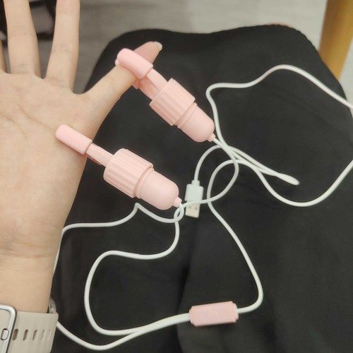 Vibrating nipple clamps breast - clamps,