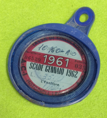 Original era stamp motorcycle - original,