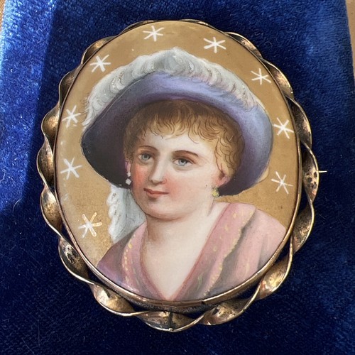 18th hand painted portrait - 18th,