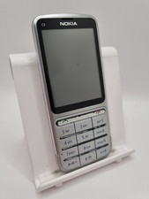 Nokia C3-01 Touch Type Silver Unlocked 30MB 2.4" Mobile Button Phone