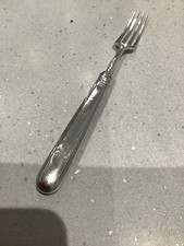 Antique Georgian Sterling Silver Dessert Fork. Moses Brent. London 1789.