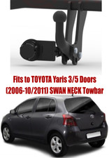 Swan Neck Tow Bar For TOYOTA Yaris 3/5 Doors (2006-2011) & 7 Pin Kit - T224