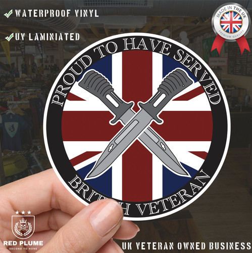 British veteran decal - british, |