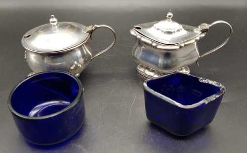 Two vintage silver plated - two,