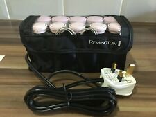 Remington Travel Rollers Ionic, Black Case Unboxed J Clips UK PLUG Fitted (X)