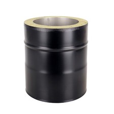 Twin Wall Length Black 200mm