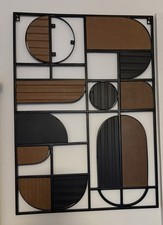 Modern Geometric Metal Wall