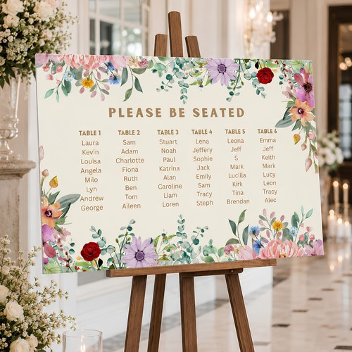 Personalised wedding seating - wedding,