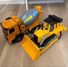 Concrete Mixer & Bulldozer Set