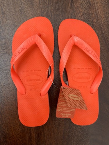 Red havaianas flip - flops, size