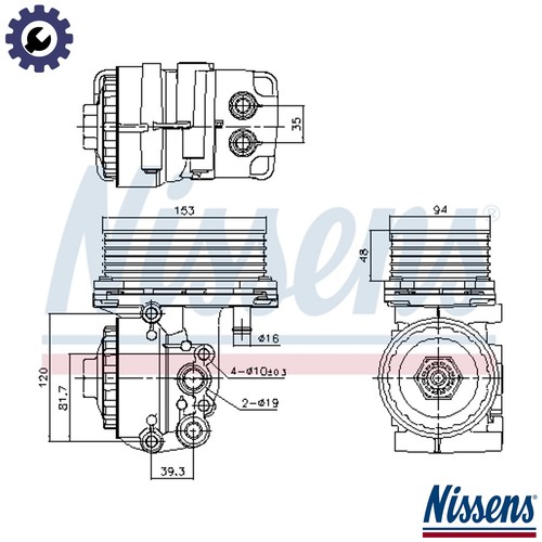 Oil cooler engine - cooler,