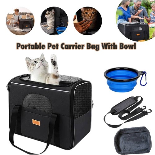 Large collapsible pet carrier - large,