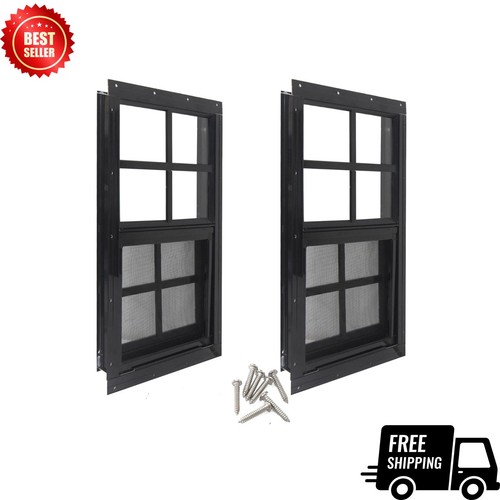 Shed windows 2 pack - x,