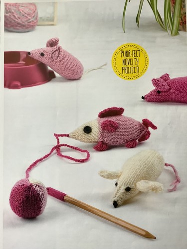 Cat toys beginner knitting - cat,