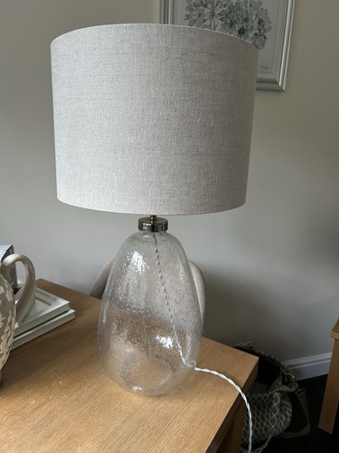 Next large glass table lamp - large,