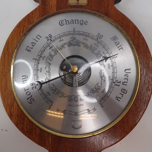 Vintage wooden barometer - vintage,