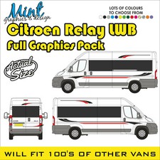 L3 CITROEN RELAY LWB EXLWB MOTORHOME CAMPER VAN STRIPES GRAPHICS DECALS 009