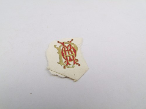 Royal initials embossed wax - royal,