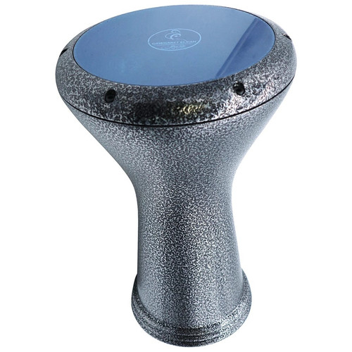 Black fabric darbuka drum - black,