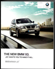 BMW X3 F25 2010-2011 UK Market