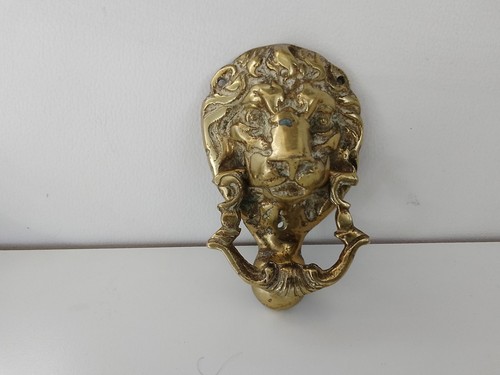 Vintage brass lions - vintage,