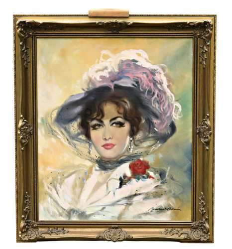 Women portrait oil painting - women,