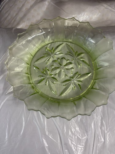 Vintage green uranium glass - vintage,
