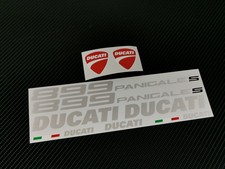 brushed aluminum oem size for DUCATI 899 panigale S fairing tank stickers decals