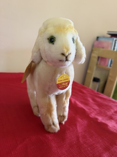 Steiff vintage white lamb - vintage,
