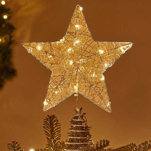 Christmas tree topper - topper, silver