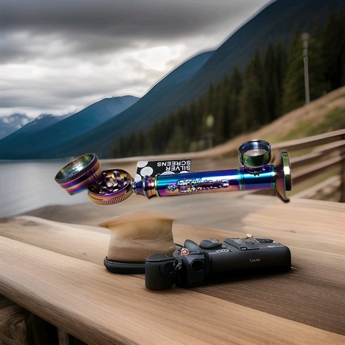 Skull metal pipe with - pipe,