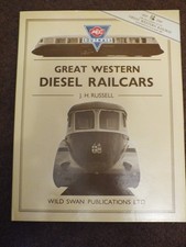 GREAT WESTERN DIESEL RAILCARS BY J.H.RUSSELL  WILD SWAN 1985