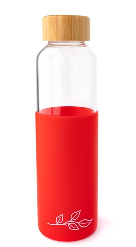 Glass water bottle - glass,