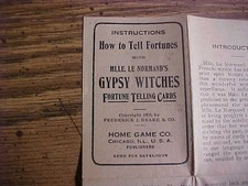 1903 Gypsy Witch Fortune