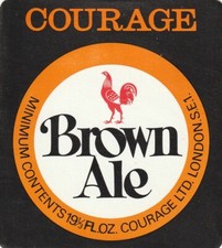 BEER BOTTLE LABEL - COURAGE