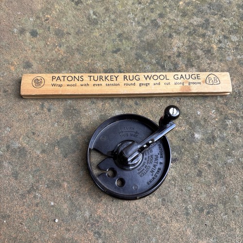 Vintage patons turkey rug - turkey, wool