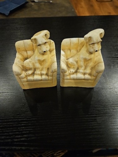 Vintage chalkware puppy - vintage,