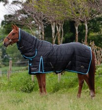 Gallop Trojan 300g Heavyweight Indoor Horse Stable Rug Combo Full Neck Size 5'6